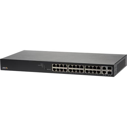 

Коммутатор AXIS T8524 POE+, управляемый, кол-во портов: 24x1 Гбит/с, кол-во SFP/uplink: combo RJ-45/SFP 2x1 Гбит/с, установка в стойку, PoE: 24x30Вт (макс. 370Вт) (01192-002), T8524 POE+