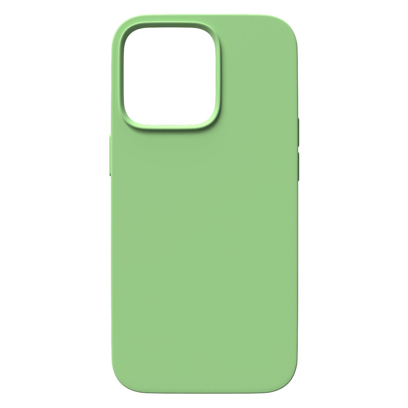 

Силиконовый чехол с микрофиброй Red Line для смартфона Apple iPhone 14 Plus, силикон/микрофибра, Eucalyptus (УТ000032558)