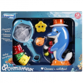 

Игровой набор Mioshi "Дельфин-фонтанчик" (MAU0304-116), "Дельфин-фонтанчик"