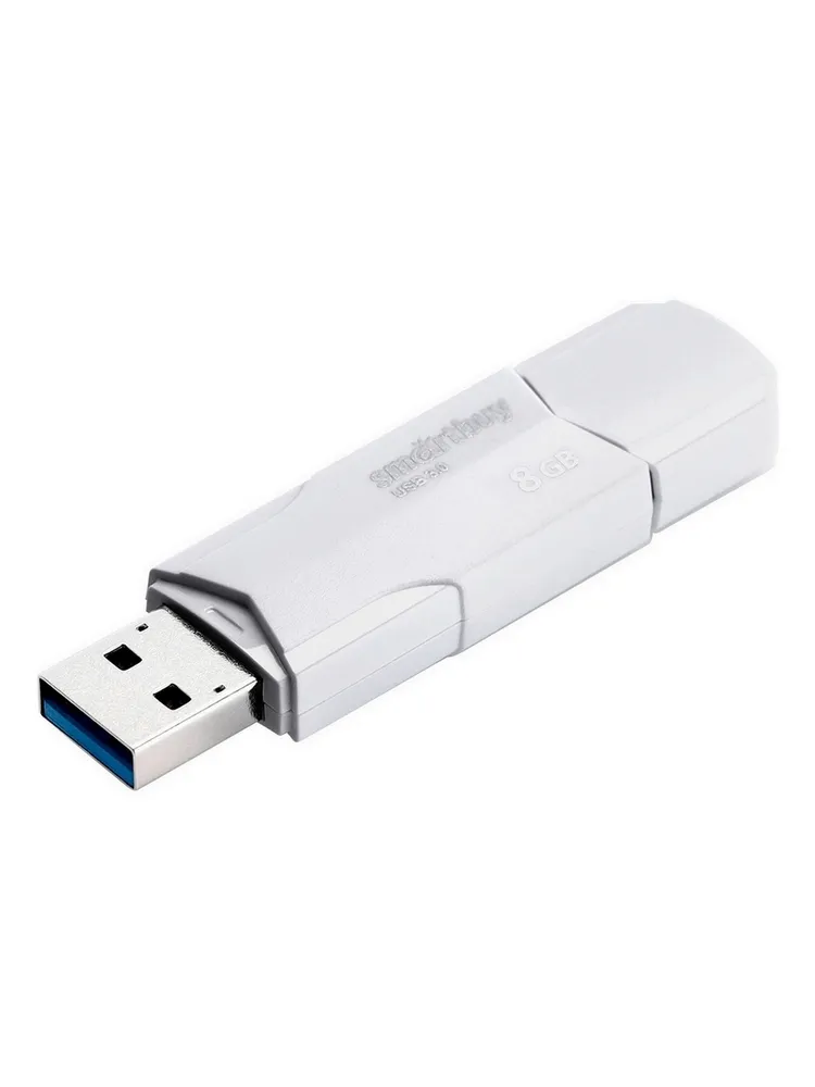 

Флешка 8Gb USB 3.1 SmartBuy Clue, белый (205826)