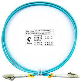 

Патч-корд оптический Cabeus FOP-50-LC-LC-3m, LC, многомодовый, 50/125, OM3, двойной, 3м, аквамарин (FOP-50-LC-LC-3m), Бирюзовый, FOP-50-LC-LC-3m