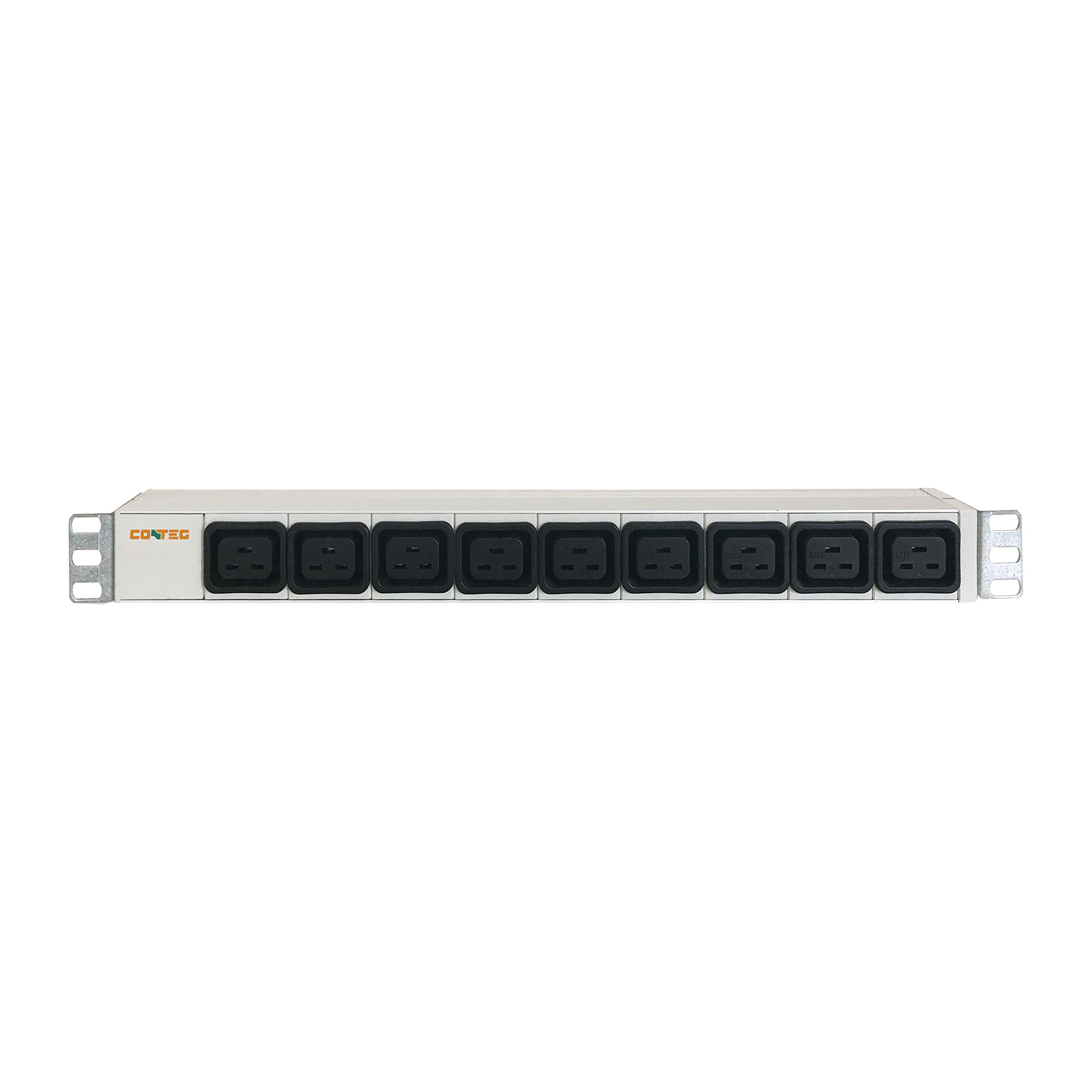 Блок розеток (PDU), кол-во розеток: 20 (20xC19), 16А, белый, кабель питания, Conteg DP-RP-20-IECC19 (DP-RP-20-IECC19)