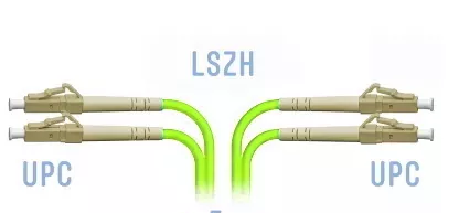 Патч-корд оптический SNR SNR-PC-LC/UPC-MM5-DPX-5m (2,0) 5 м
