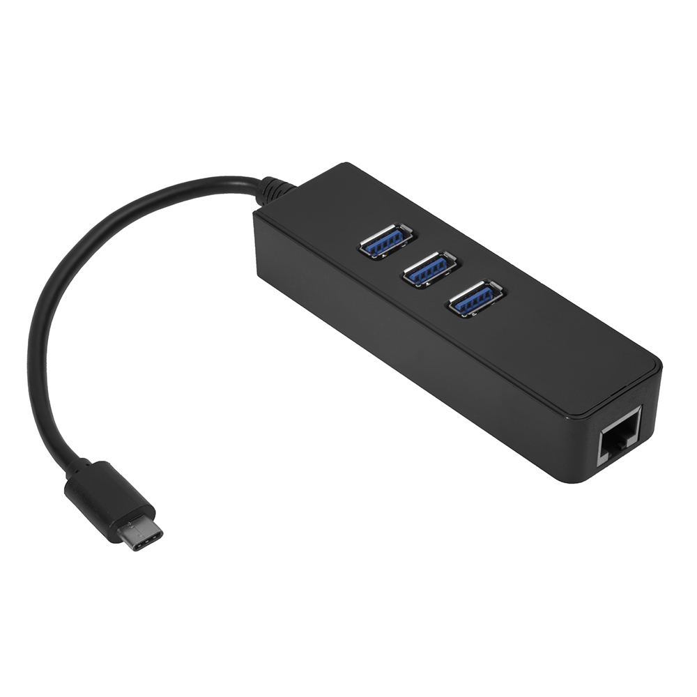 Сетевая карта Greenconnect UC2CL01, 1xRJ-45, 100 Мбит/с, USB 3.1 Type-C, Retail (GCR-UC2CL01)