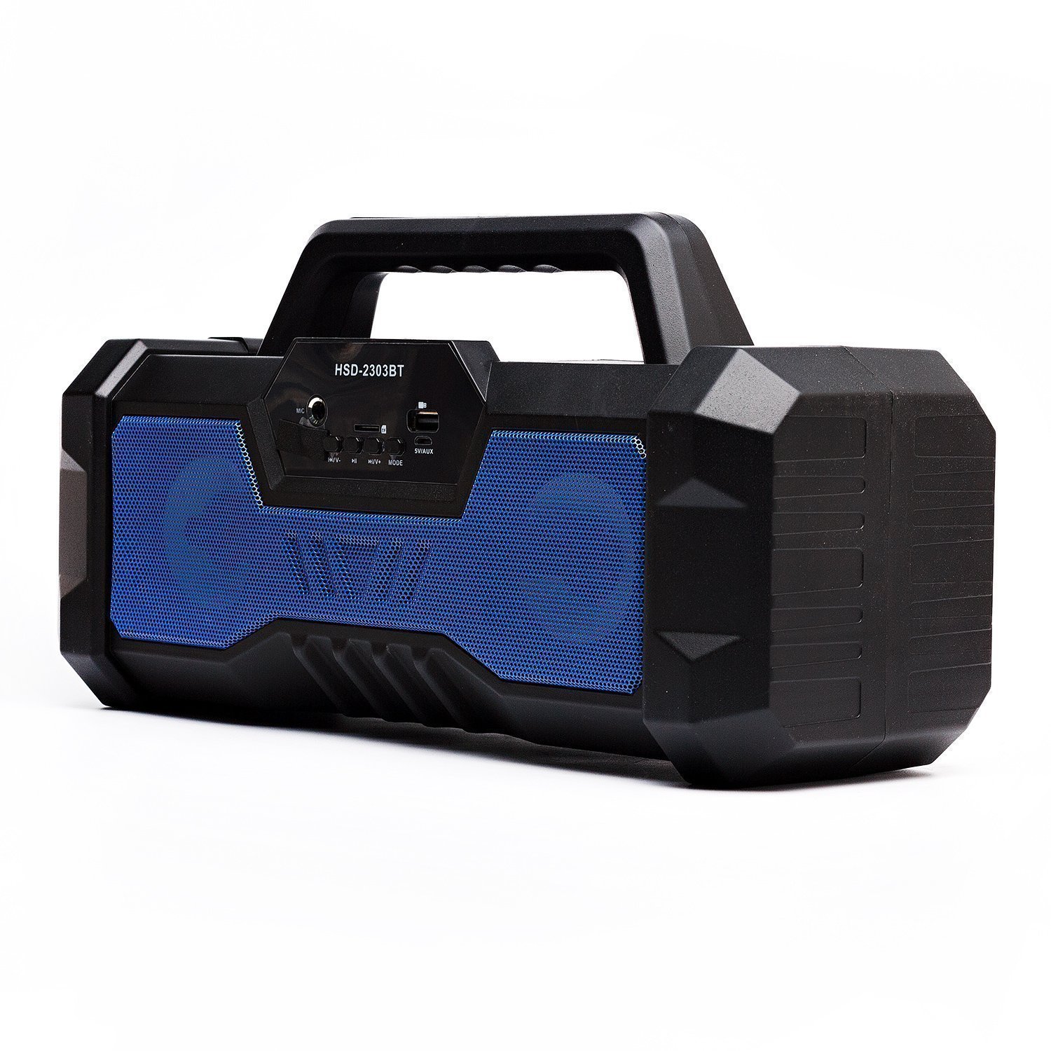 

Акустика портативная 2303, 20Вт, FM, AUX, USB, microSD, Bluetooth, черный (133159), 2303