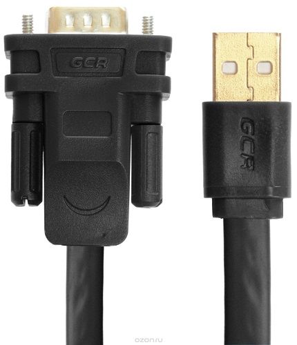 

Кабель-переходник (адаптер) USB 2.0(Am)-COM(9m), 2м, черный Greenconnect (GCR-UOC5M-BCG-2.0m)