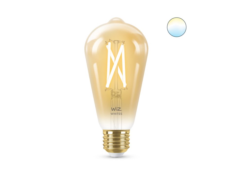 Умная лампа WIZ BLE50W A60 E27 920-50 Amb1PF/6, 7 Вт, 2000-5000K, E27