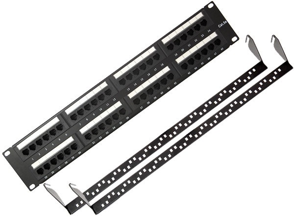 

Патч-панель в шкаф 19" 2U, порты: 48 x RJ-45 кат. 5e, органайзер, черный, MFG-6852110, DC SINELLS (MFG-6852110), MFG-6852110