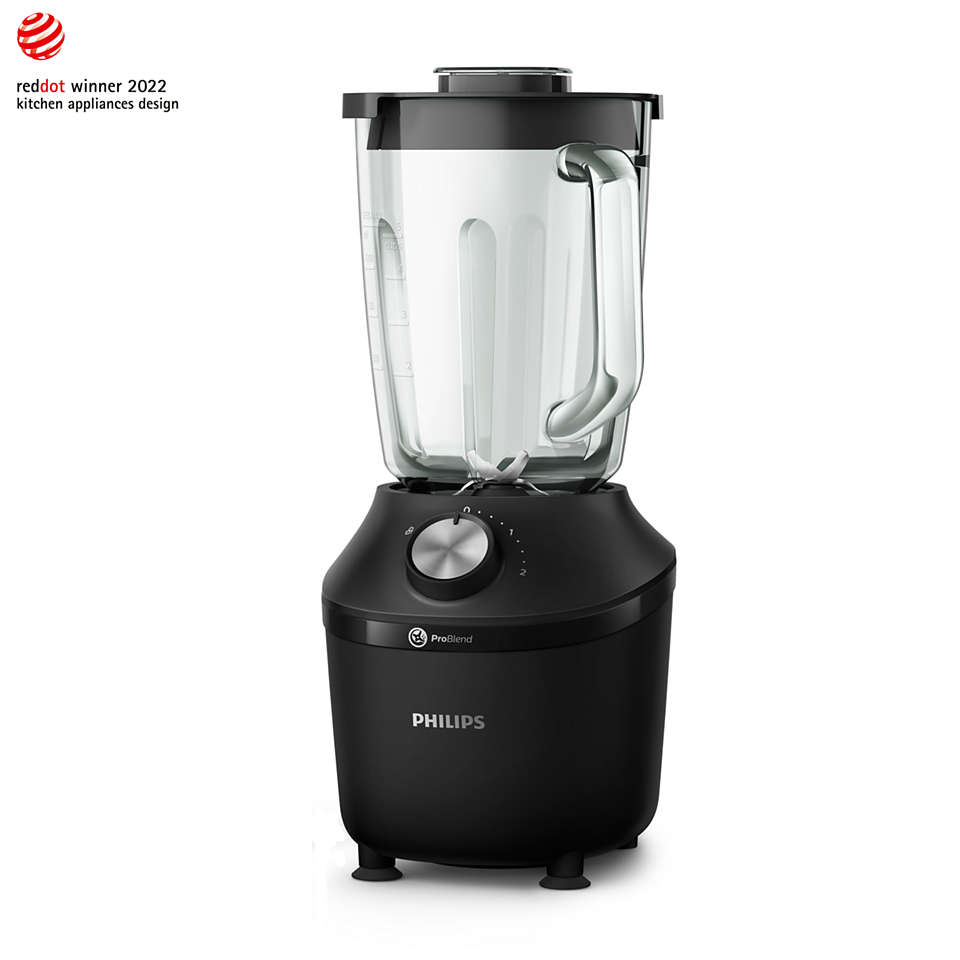 

Блендер стационарный Philips HR2191/01 600Вт, 2л, черный, HR2191/01