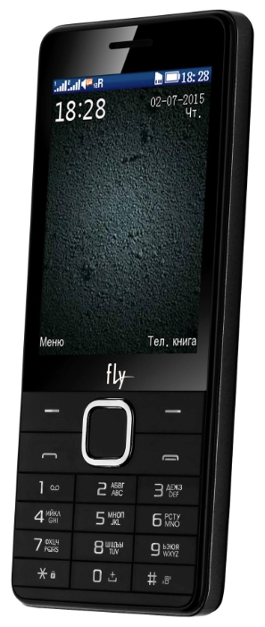 Мобильный телефон Fly FF301 3" 320x240, TN, BT, Cam, 2-Sim, 1450mAh, черный б/у, потертости, царапины, маленькие сколы на задней крышке, в комплекте аккумулятор