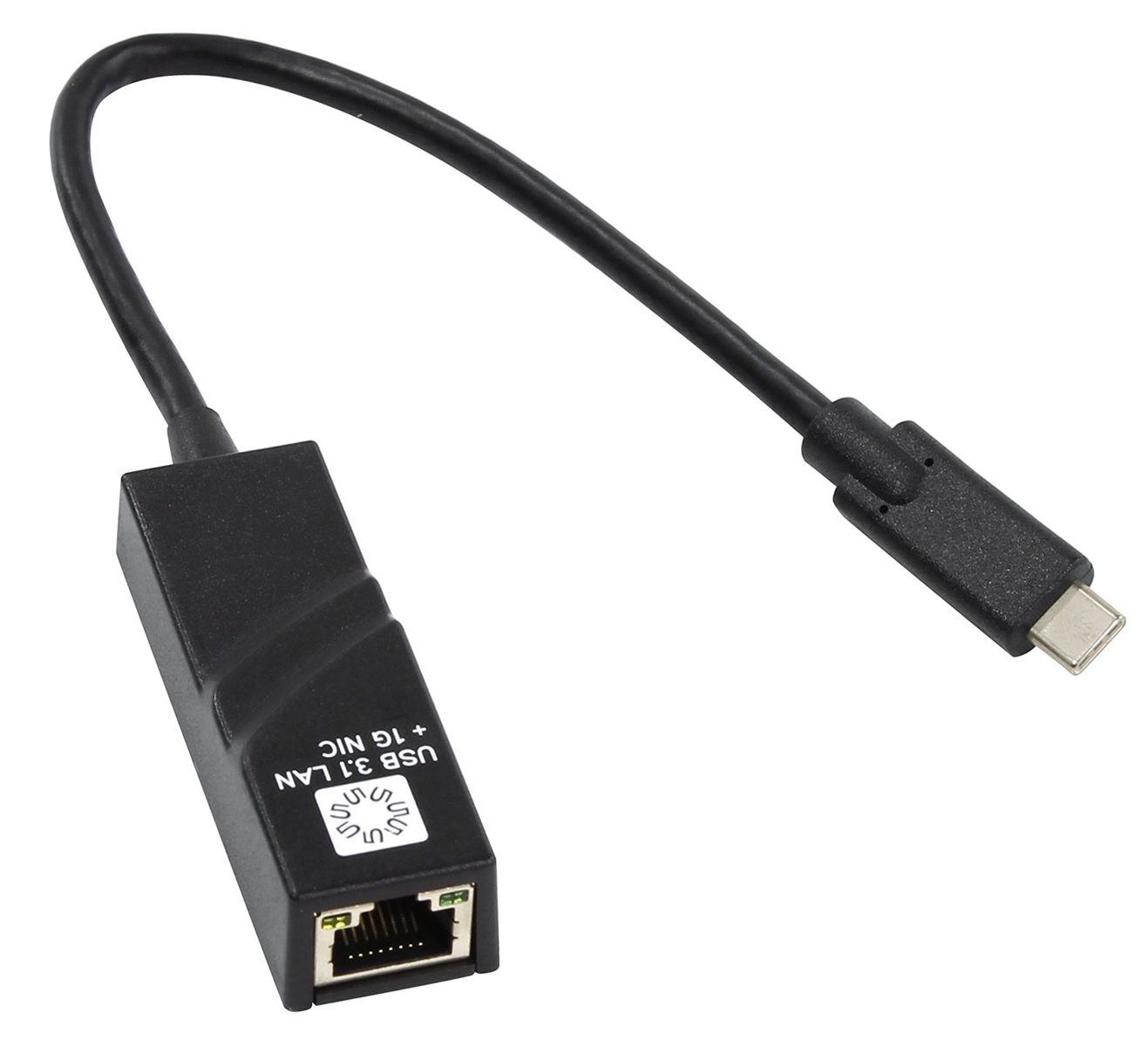 Сетевая карта 5bites, 1xRJ-45, 1 Гбит/с, USB 3.1 Type-C (UA3C-45-07BK)