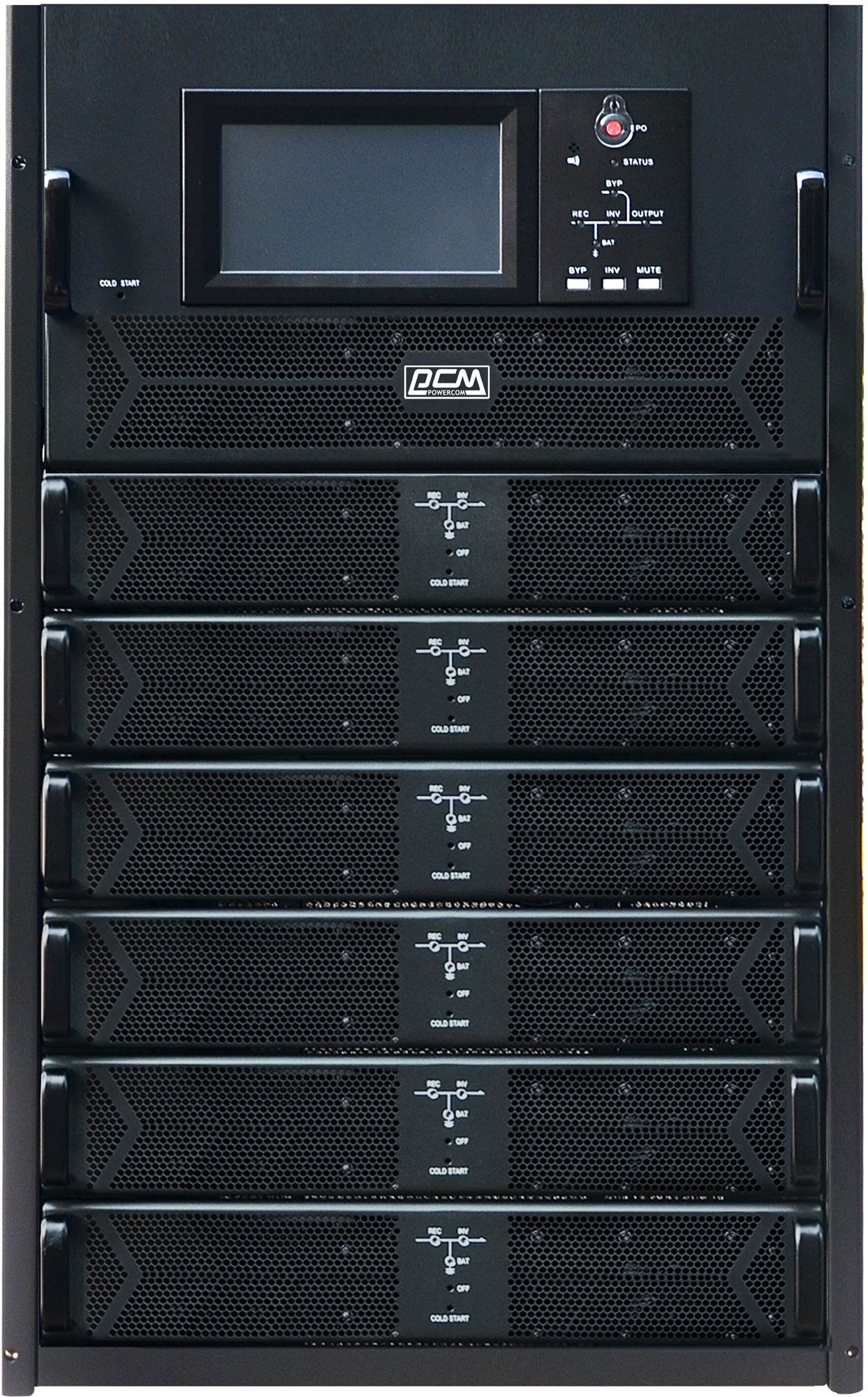

ИБП Powercom Vanguard-II-33 VGD-II-20R33, 20000 В·А, 20 кВт, клеммная колодка, розеток - 1, USB, черный (VGD-II-20R33), VGD-II-20R33