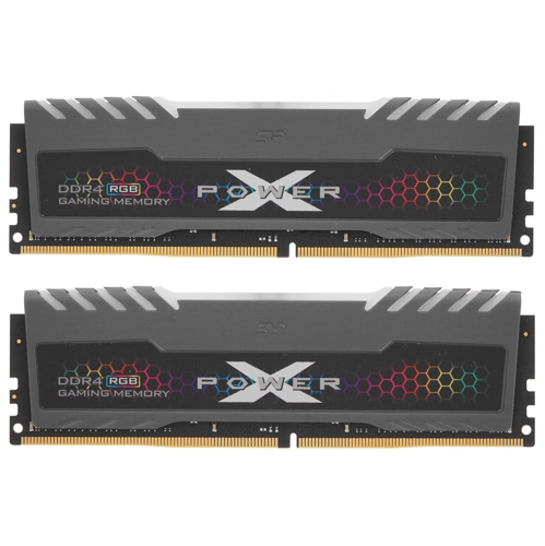 

Комплект памяти DDR4 DIMM 32Gb (2x16Gb), 3200MHz, CL16, 1.35V, Silicon Power, XPOWER Zenith RGB (SP032GXLZU320BDB) Retail