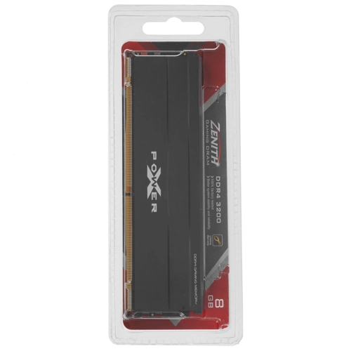 

Память DDR4 DIMM 8Gb, 3200MHz, CL16, 1.35 В, Silicon Power, XPOWER Zenith (SP008GXLZU320BSC) Retail