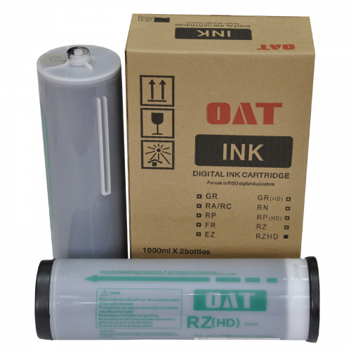 

Чернила OAT, 1 л, черный, совместимые для RISO RZ 970/977/990/1070/ 1090, MZ 990/1090, EZ221/ 221U/231
