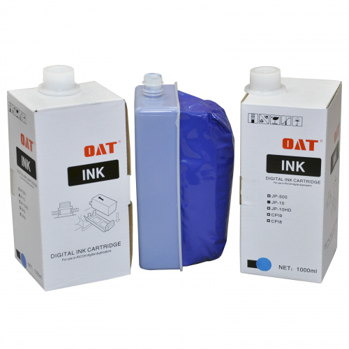 

Чернила OAT, 1л, голубой, совместимые для Ricoh JP 5000/5450/5500/5600/5800, JP4000/4050