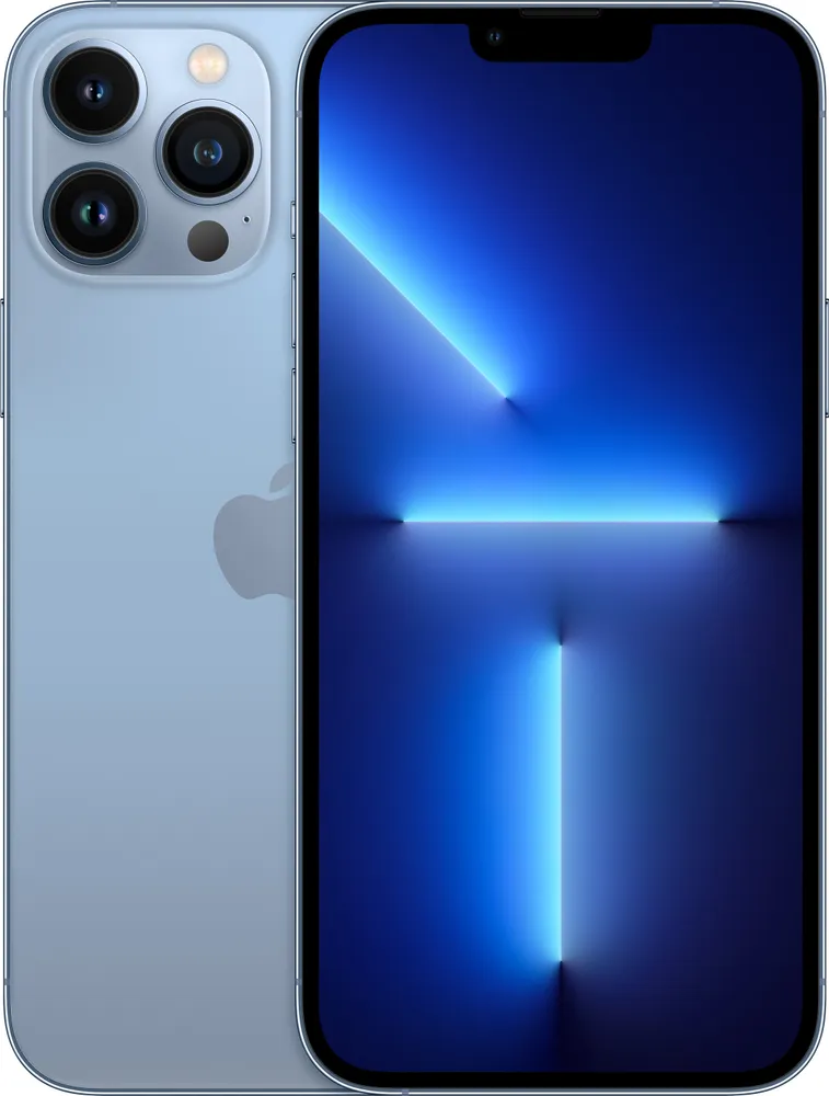 

Смартфон Apple iPhone 13 Pro Max, 6.7" 1284x2778 OLED, Apple A15 Bionic, 256Gb, 3G/4G/5G, NFC, Wi-Fi, BT, 3xCam, 2-Sim (nano SIM+eSIM), Lightning, iOS 15, голубой (MLLE3RM/A), iPhone 13 Pro Max