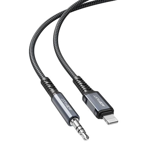 

Кабель Lightning 8-pin(M)-3,5 мм mini jack, 1.2м, серый ACEFAST (AF-C1-06-GY), 0