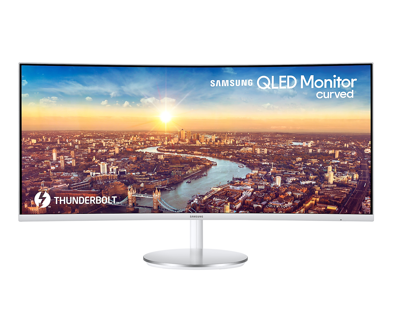 

Монитор 34" Samsung CJ79 LC34J791WTRXEN VA, изогнутый, 3440x1440 (21:9), 300кд/м2, 100Hz, 4мс, 178°/178°, HDMI, DisplayPort, Thunderbolt, USB-Hub, белый (LC34J791WTRXEN), LC34J791WTRXEN