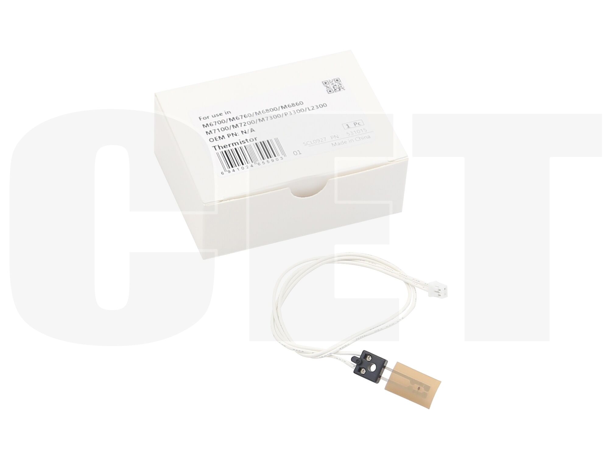 

Термистор Cet для Pantum P3300, M7300, M7200, M7100, M6860, M6800, M6760, M6700, M15, M118, L2350, L2300 (CET531015)
