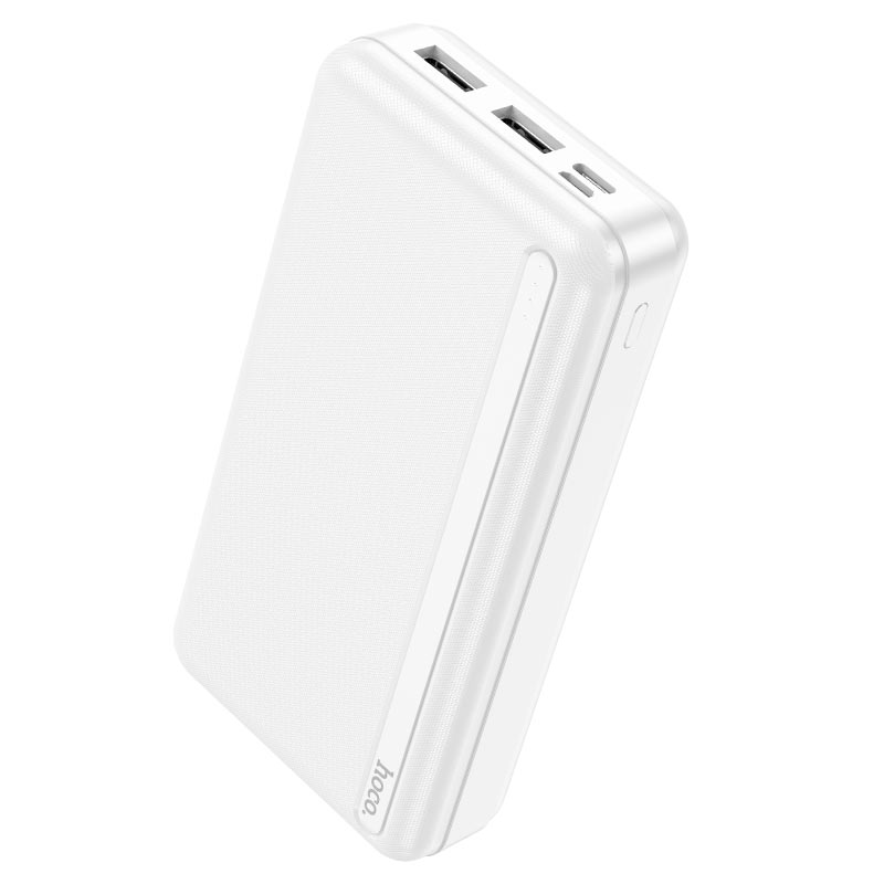 

Портативный аккумулятор (Powerbank) Hoco J91A, 20000mAh, 2xUSB, 2.1A, QC, белый (6931474769930), J91A