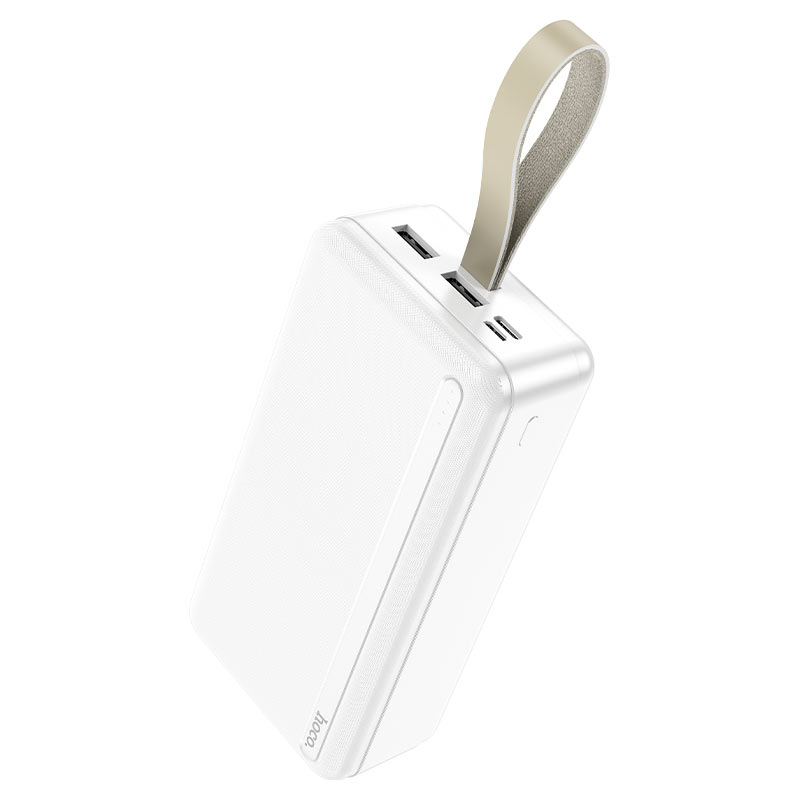 

Портативный аккумулятор (Powerbank) Hoco J91B, 30000mAh, 2xUSB, 2.1A, QC, белый (6931474769954), J91B