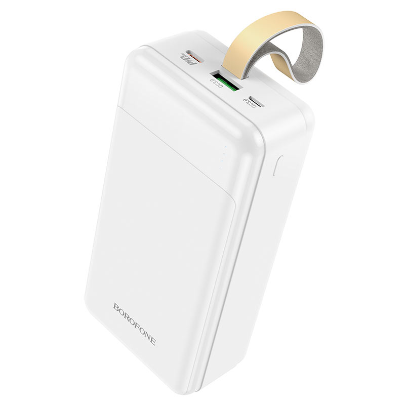 

Портативный аккумулятор (Powerbank) Borofone BJ19B Incredible, 30000mAh, 2xUSB, 3A, Type-C, QC, белый (BJ19BW), BJ19B Incredible