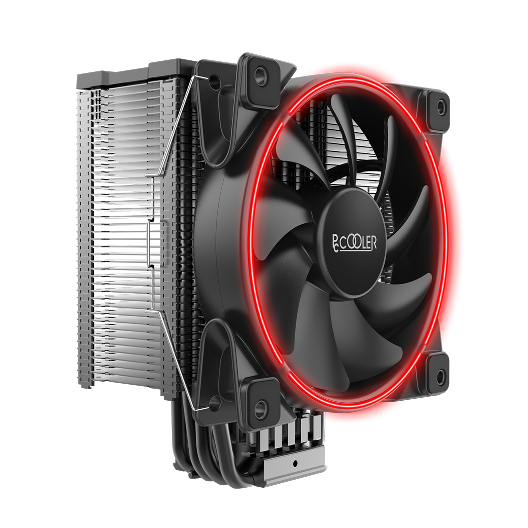 Кулер для процессора PCcooler GI-X6R V2, 120 мм, 1800rpm, 160 Вт, Red LED,  1139732 купить по цене 3100 руб в Барнауле в интернет-магазине e2e4