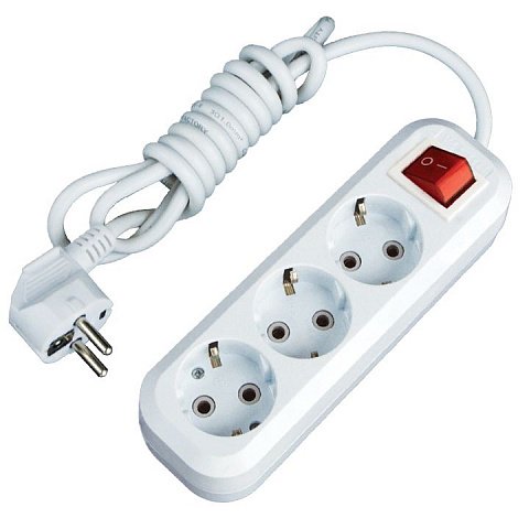 

Сетевой фильтр EKF UBA16-310-3-03i, 3-розетки, 3м, белый (UBA16-310-3-03i), UBA16-310-3-03i