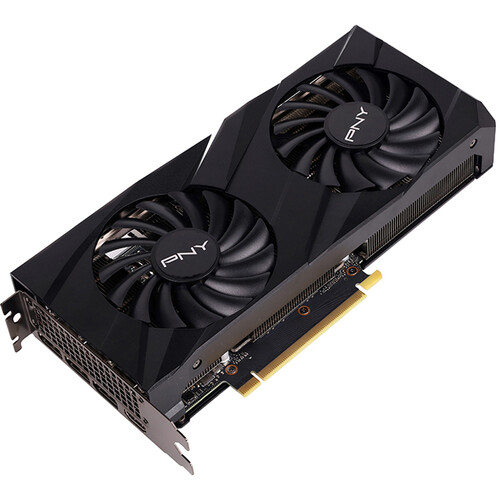 

Видеокарта PNY NVIDIA GeForce RTX 3060Ti VERTO Dual Fan, 8Gb DDR6, 256 бит, PCI-E, HDMI, 3DP, Retail (VCG3060T8LDFBPB1), VERTO Dual Fan