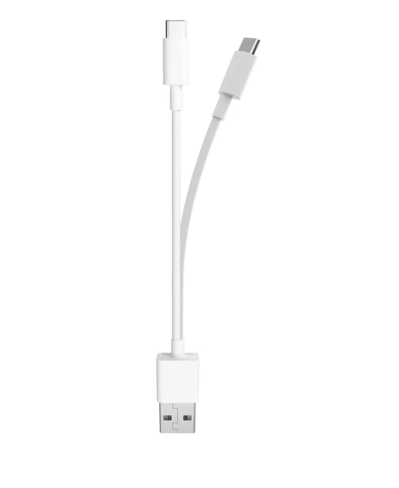 Кабель USB 2.0(Am)-2xUSB Type-C(m), 1A быстрая зарядка, 12.5см, белый Duwi 62017 4 (62017 4)