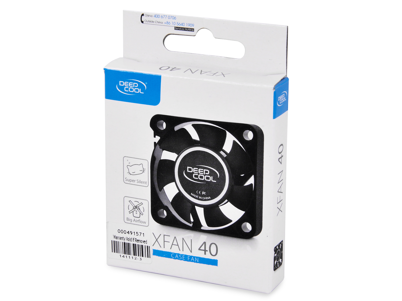 Вентилятор для корпуса Deepcool XFAN 40, 40 мм