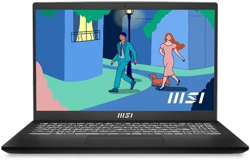 

Ноутбук MSI Modern 15 B12M-214XRU 15.6" IPS 1920x1080, Intel Core i5 1235U 1.3 ГГц, 8Gb RAM, 256Gb SSD, без OC, черный (9S7-15H112-214), B12M-214XRU