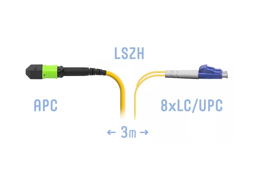 

Патч-корд оптический SNR SNR-PC-MPO/APC-8LC/UPC-SM-A-3m, MPO/APC-8xLC/UPC, 9/125, G.657.A1, 8 волокон, 3м, желтый (SNR-PC-MPO/APC-8LC/UPC-SM-A-3m), SNR-PC-MPO/APC-8LC/UPC-SM-A-3m