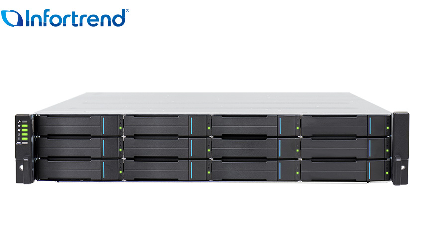 Сетевой накопитель (NAS) Infortrend EonStor GSe Pro 3012, слоты 12x3.5"/2.5" SATA3 (GSEP3012T000D-8U32)