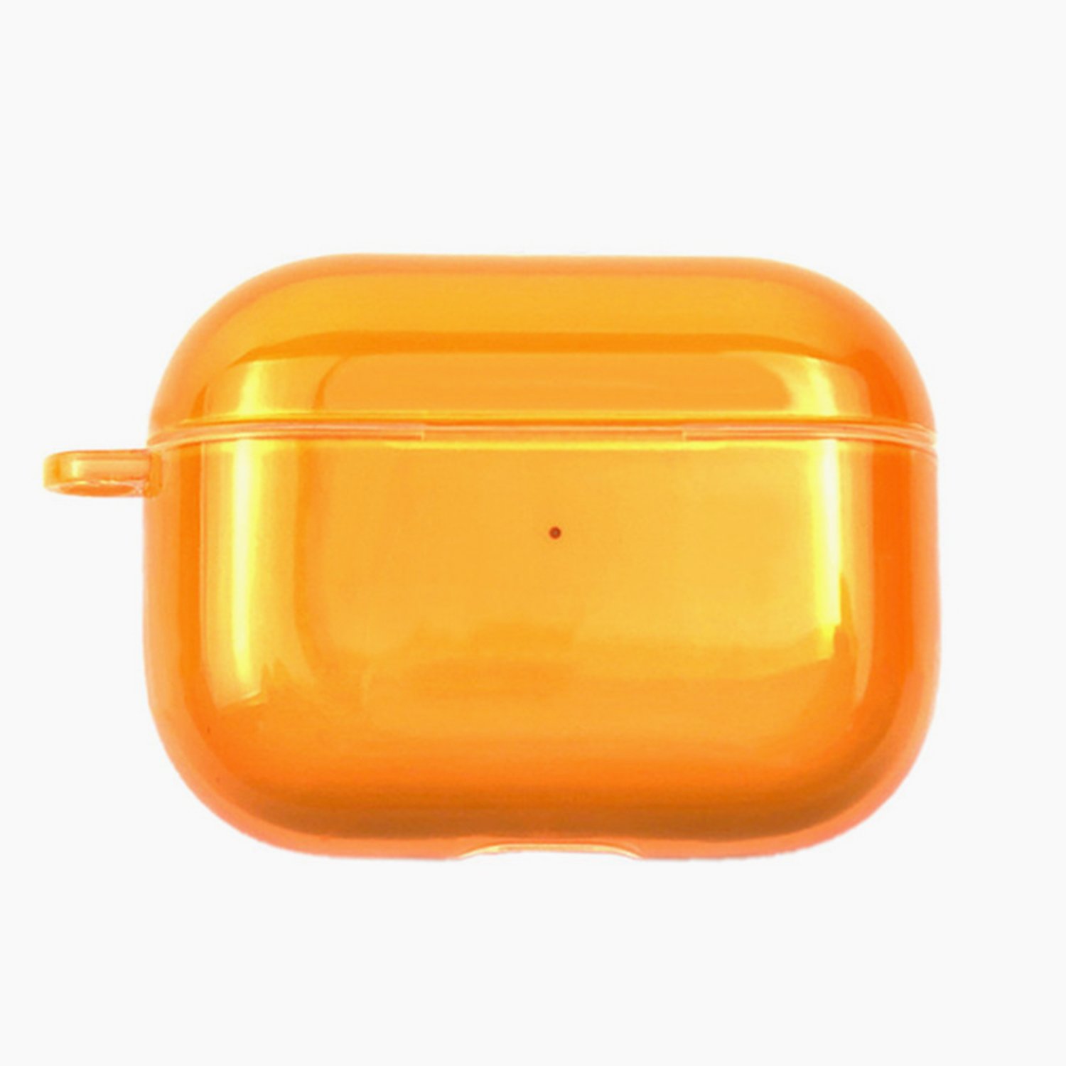 Чехол, силиконовый для Apple AirPods Pro, оранжевый (117510)