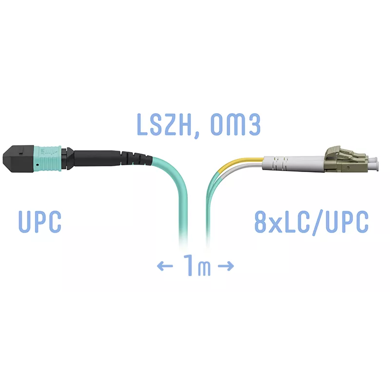 

Патч-корд оптический SNR SNR-PC-MPO/UPC-8LC/UPC-DPX-MM-1m, MPO/UPC-8xLC/UPC, 50/125, OM3, 8 волокон, 1м, бирюзовый (SNR-PC-MPO/UPC-8LC/UPC-DPX-MM-1m), SNR-PC-MPO/UPC-8LC/UPC-DPX-MM-1m