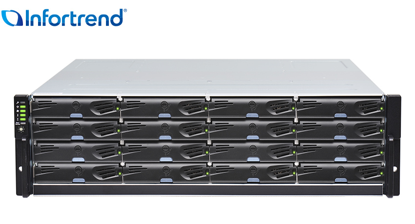 

Полка расширения Infortrend JB 3016, 16x3.5"/2.5" SATA/SAS HS, 4хSAS 12Gb/s, 2x530W, 2U (JB3016R00-8U32), JB 3016
