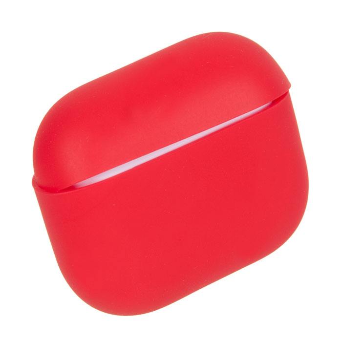 Чехол, силиконовый для Apple AirPods 3, красный (884139)