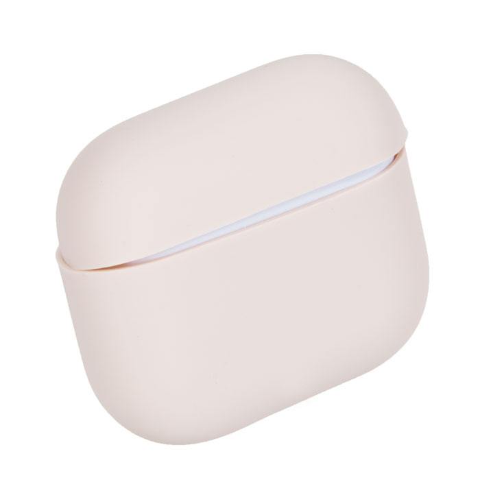 

Чехол, силиконовый для Apple AirPods 3, песочно розовый (885883), -