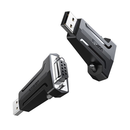 

Переходник (адаптер) USB 2.0(Am)-COM(9m), черный UGREEN CM326 (80111), CM326