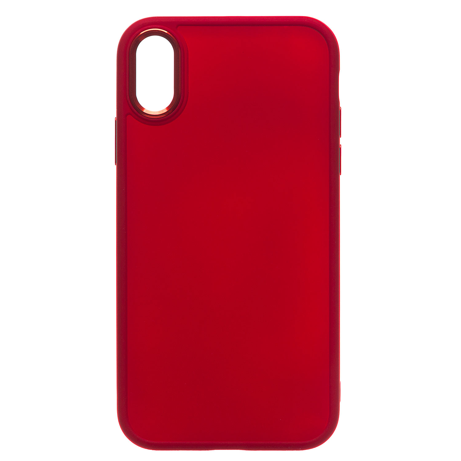 

Чехол-накладка для смартфона Apple iPhone XR, силикон, красный (210203)