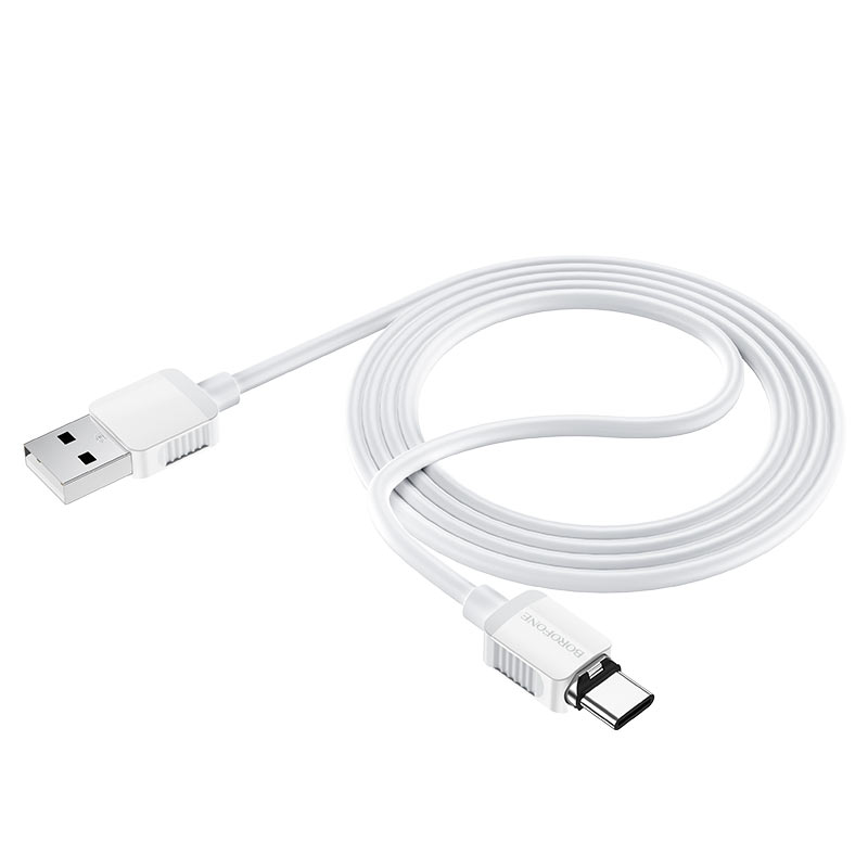 

Кабель USB 2.0(Am)-Micro USB 2.0(Bm), 2.4A, 1м, белый Borofone BX57 (6931474752086), BX57