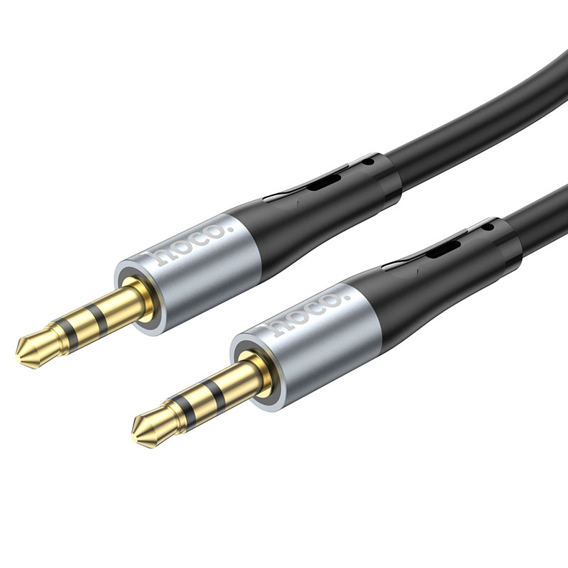 

Кабель Jack 3.5mm(F)-Jack 3.5mm(F), 1м, черный HOCO UPA22 (6931474769459), UPA22