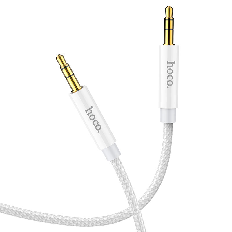 

Кабель Jack 3.5mm(M)-Jack 3.5mm(M), 2 м, серебристый HOCO UPA19 (6931474759900), UPA19