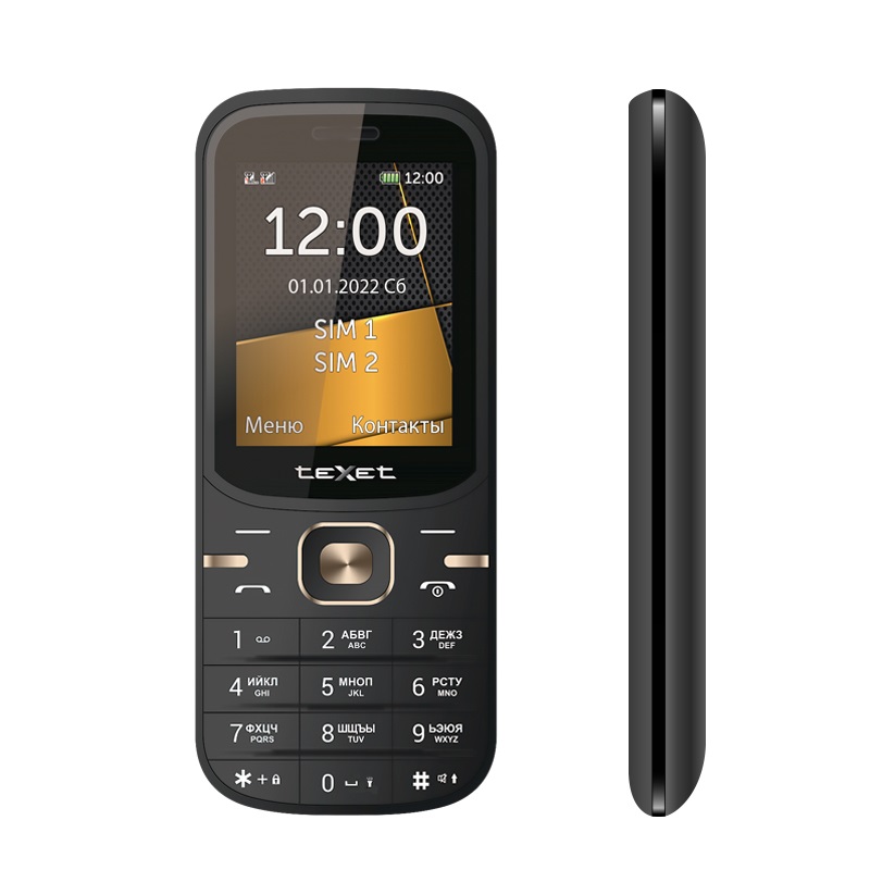 

Мобильный телефон teXet TM-216, 2.4" 320x240 TN, BT, 2-Sim, 600 мА·ч, micro-USB, черный, TM-216