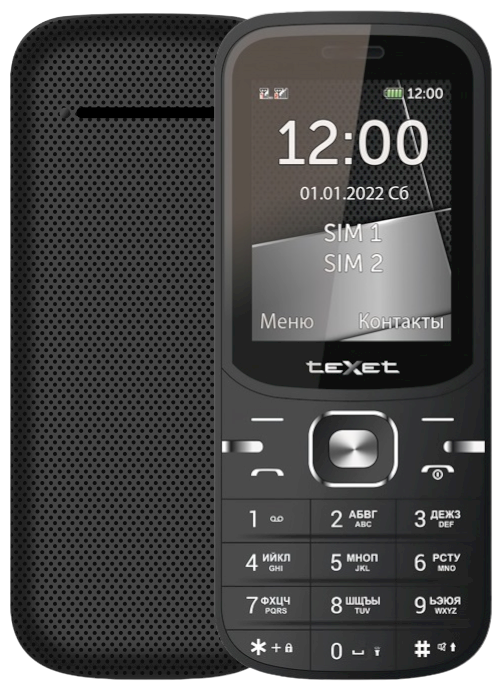 

Мобильный телефон teXet TM-219, 2.4" 320x240 TN, BT, 2-Sim, 1000 мА·ч, micro-USB, черный, TM-219