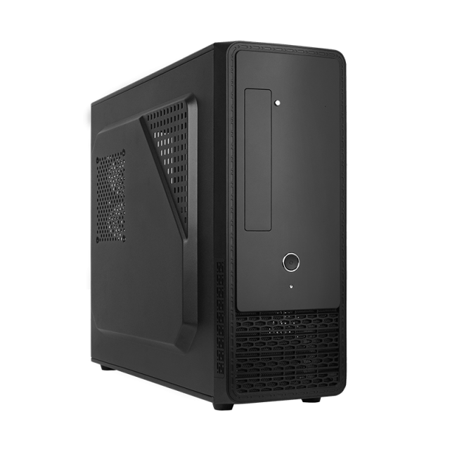 Корпус Chieftec UNI UC-03B-OP, ATX, Small Tower, 2xUSB 3.0, черный, без БП (UC-03B-OP)