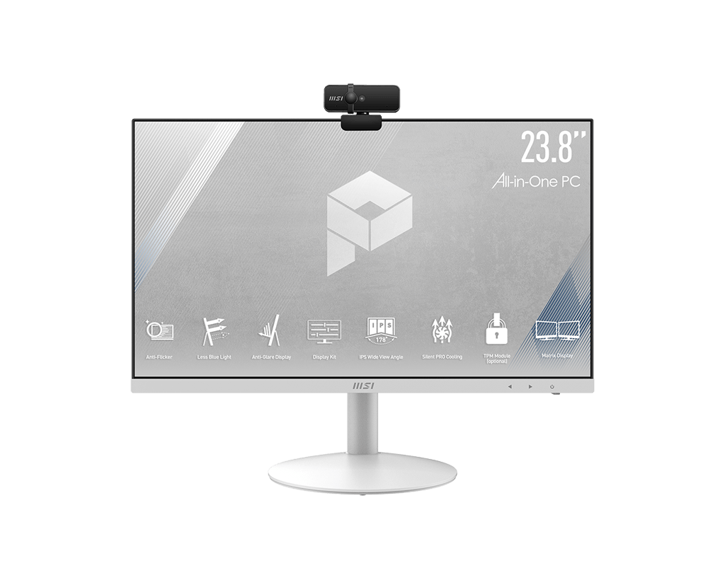 

Моноблок MSI PRO AP241 11M 23.8" 1920x1080, Intel Core i5-11400 2.6GHz, 8Gb RAM, 256Gb SSD, Intel UHD Graphics, WiFi, BT, Cam, DOS, белый (9S6-AE0312-494), 11M
