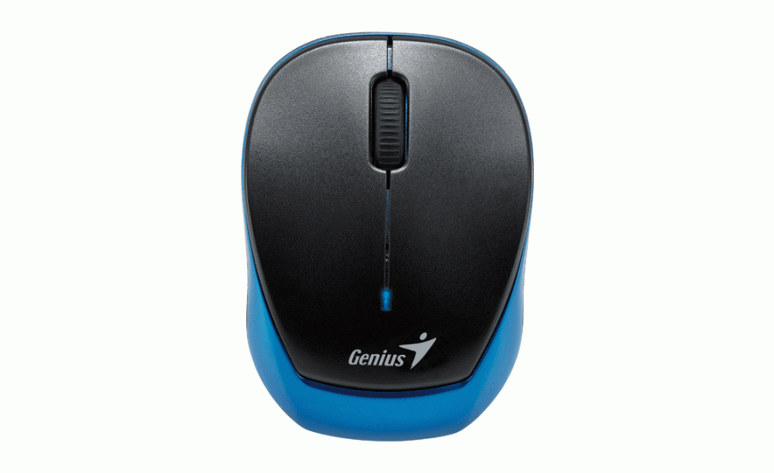 

Мышь беспроводная Genius Micro Traveler 9000R V3, 1200dpi, оптическая светодиодная, USB, синий/черный (31030020401), Micro Traveler 9000R V3